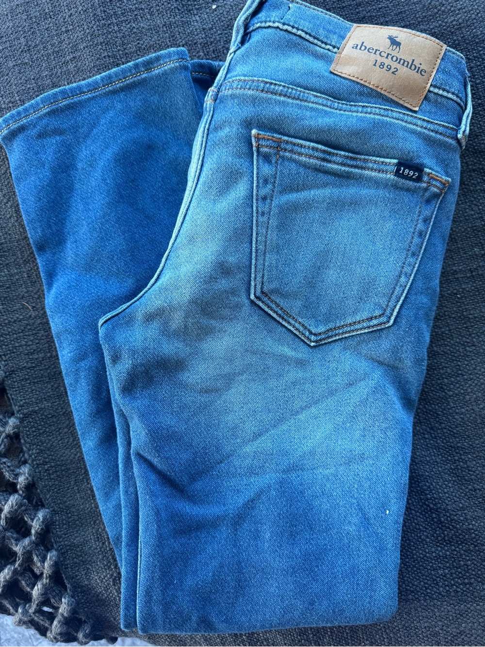 Abercrombie & Fitch Kids Girls Blue Skinny Jeans